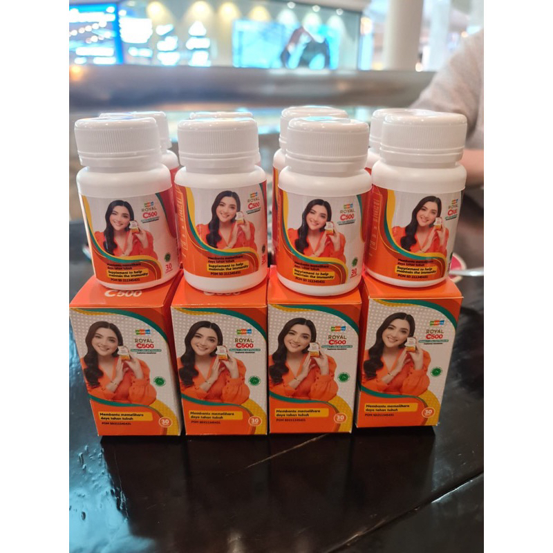 vitamin c nutamins royal c500 vitamin 3 in 1 vit c vit d3 dan zinc grosir