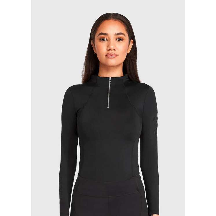 Aztec Diamond Black Base Layer - baju berkuda wanita equestrian