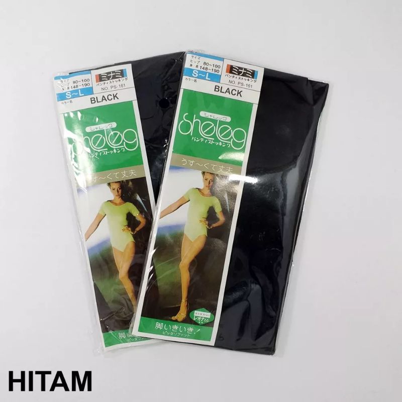 STOCKING PAHA &amp; CELANA WARNA HITAM &amp; KULIT