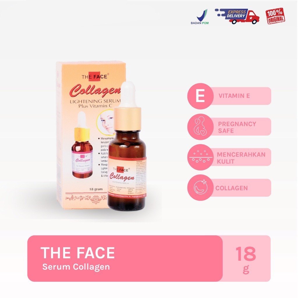 The Face Collagen Lightening Serum 18Gram