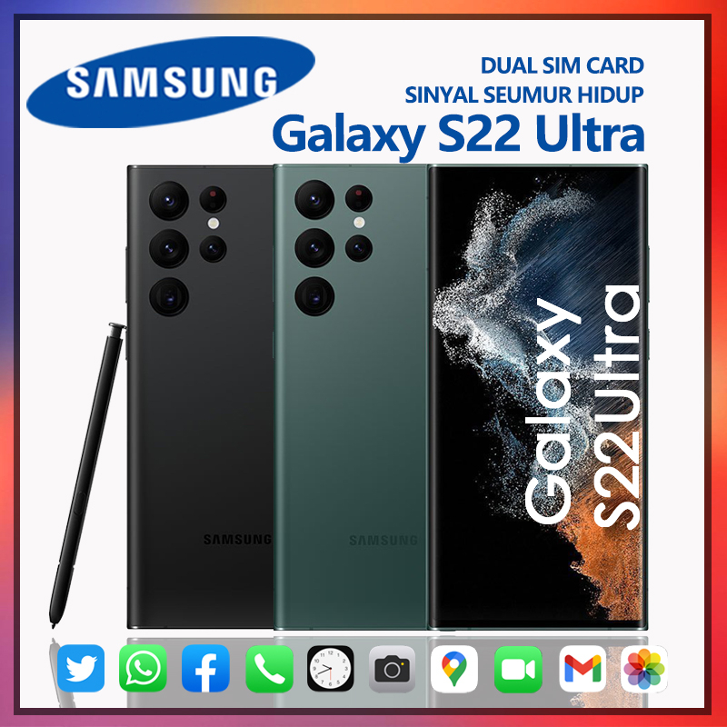 Samsung Galaxy S22 Ultra 5G SECOND ORIGINAL FULLSET LIKE NEW Samsung Galaxy S22 ultra 5G Dual Sim Card Hp Samsung S22 5G Seken / Bekas