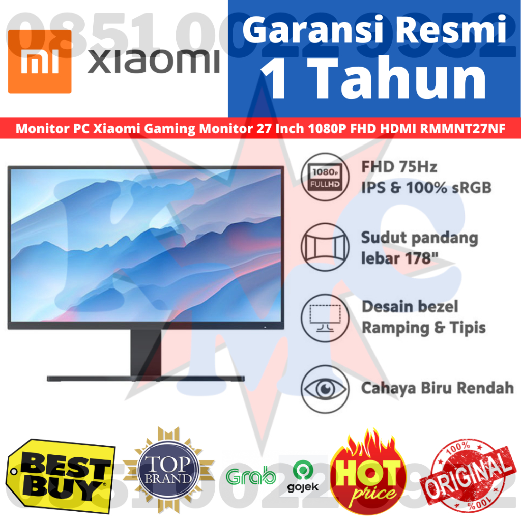 Monitor PC Xiaomi Gaming RMMNT27NF 27 Inch FHD HDMI