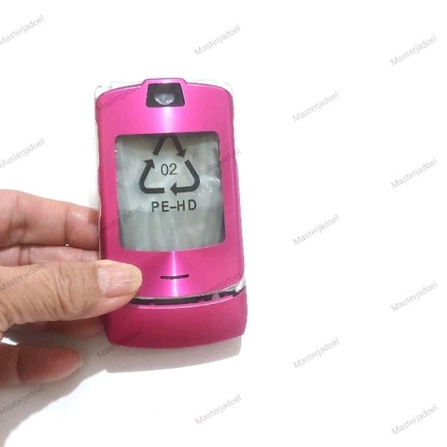 Casing Motorola V3i Pink nggak lengkap - motorolla