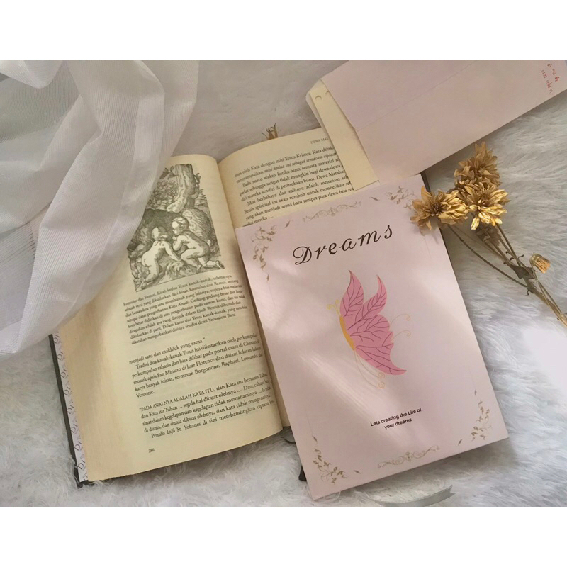 

SNOW DIARIES Dreams classic Journal book/notebook polosA5(Pink soft)