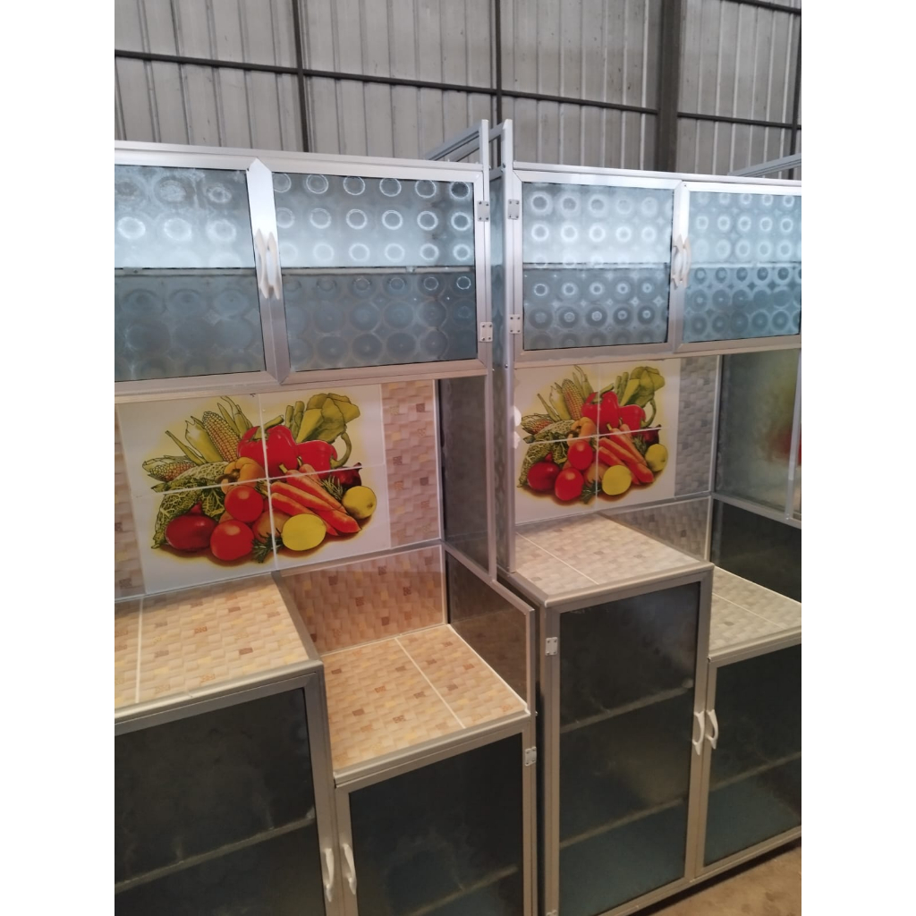 Rak piring aluminium Rak dapur keramik