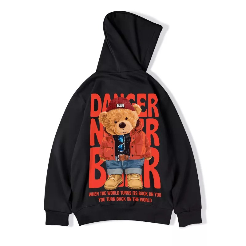 Hoodie Bear Danger/Hoodie Pria/Hodie Pria/Hodie Pria Distro/Hoodie Oversize