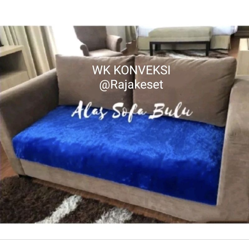 COVER ALAS SOFA BULU RASFUR &gt;60 x 180 / ALAS SOFA LEMBUT HALUS KEKINIAN