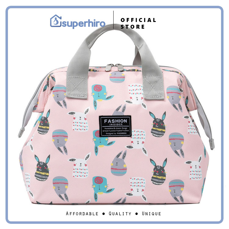 Complete Diaper Bag Tas Perlengkapan Bayi Jinjing Motif