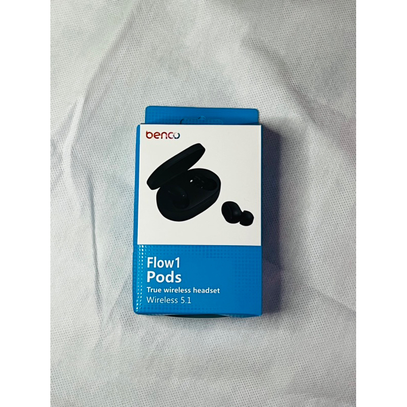 TWS Benco Headset Bluetooth 5.0 HD Earphone Wireless Touch IPX4 Anti Air dapat Case Charging - Benco