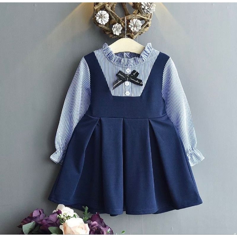 DRESS ANAK PEREMPUAN TERBARU HANNA DRESS/1-5TAHUN