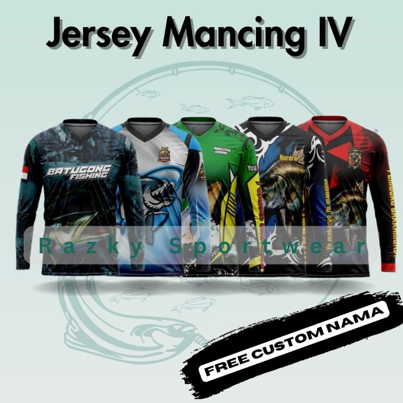 JERSEY MANCING FREE CUSTOM LOGO & NAMA
