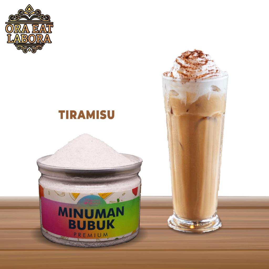 

Can Bubuk Minuman Tiramisu Minuman Bubuk Tiramisu Powder Kualitas Premium - Ora Eat Labora