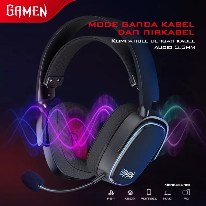 Gamen Shadow Low Latency Bluetooth Gaming Headset