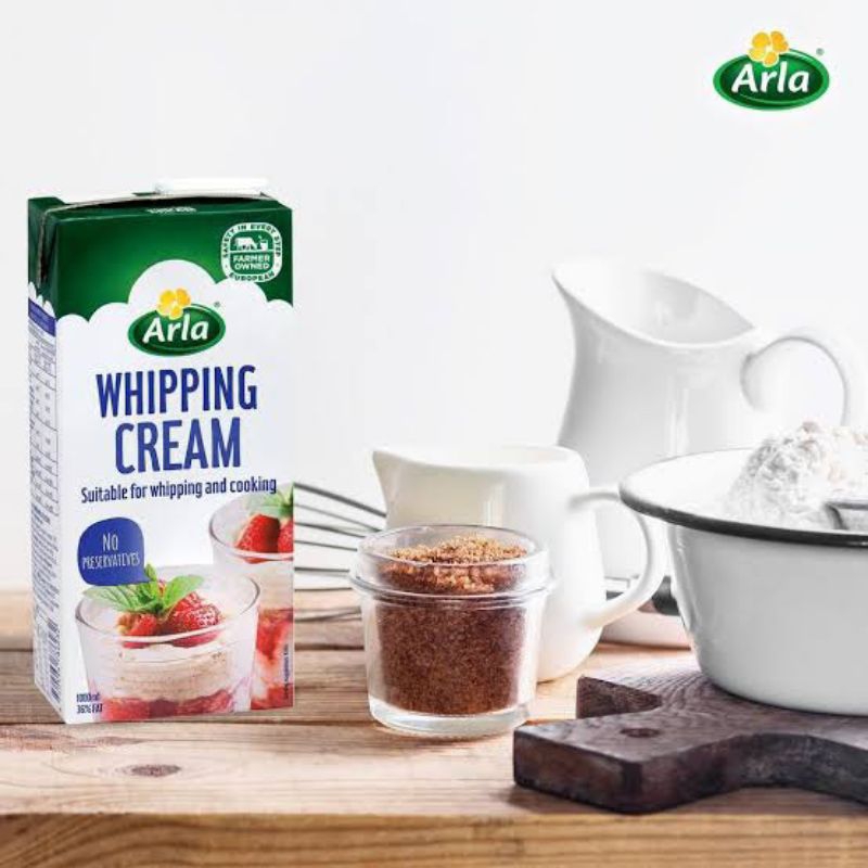 

Arla Foods Whipping Cream Saus Cramy Serba Guna Untuk Es cream. Es buah.Kue dll 200ml