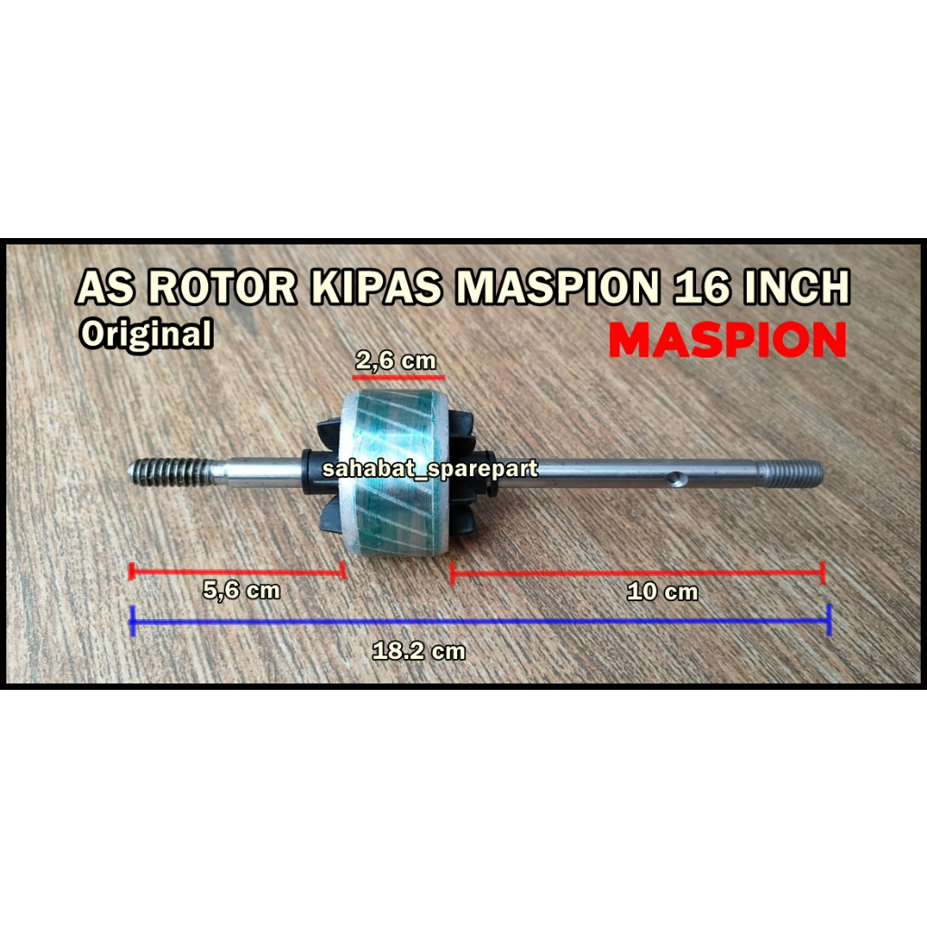 AS ROTOR BALING KIPAS ANGIN MASPION 16 INCH ORIGINAL