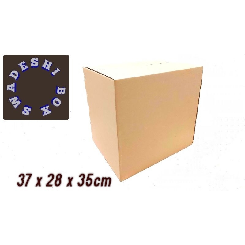 

kardus/karton/box uk. 37x28x35 cm untuk packing singlewall polos