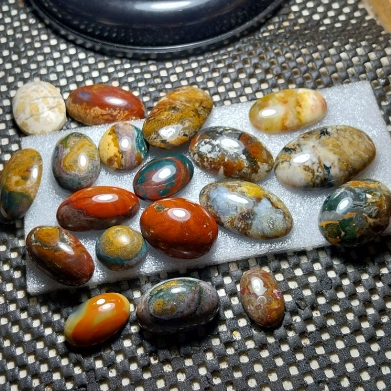 Batu pancawarna garut asli natural big size