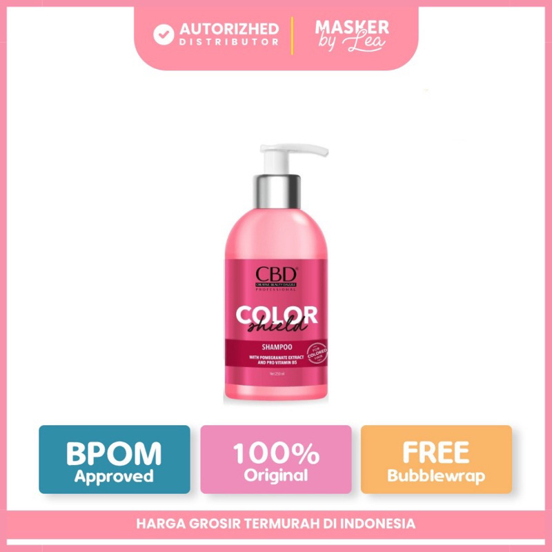 CBD Shampoo Color Shield Pomegranate Ekstrak / Shampoo Perawatan Rambut Berwarna