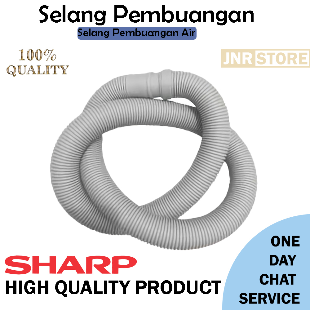 Selang mesin cuci pembuangan Sharp original