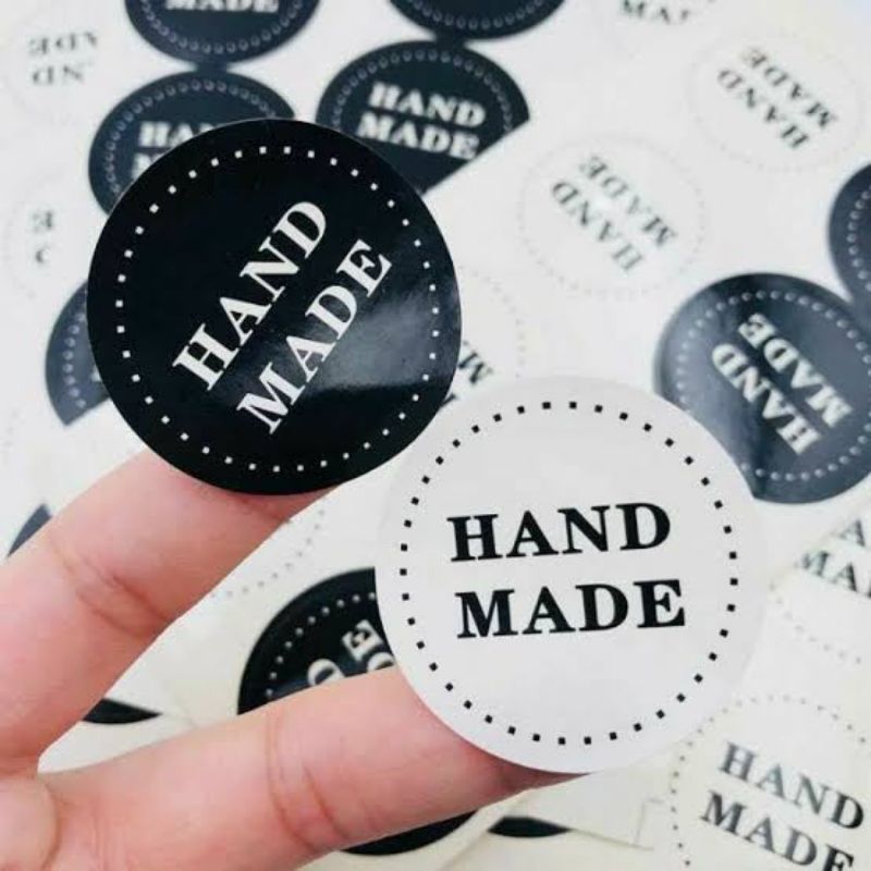 

Print dan Cutting (kiss cut) label logo UMKM