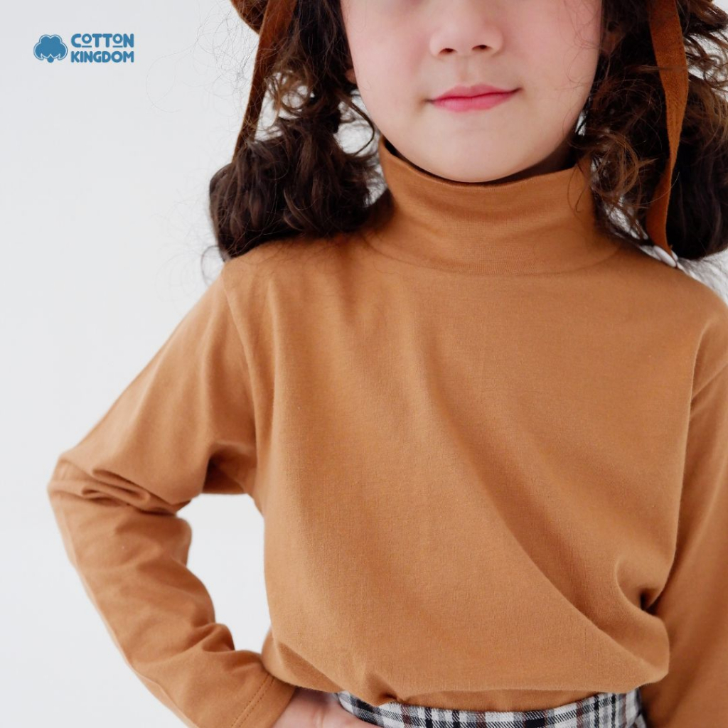 Cotton Kingdom Turtle Neck Long Sleeve Tee - Kaos Anak / Atasan Anak / Kaos Bayi / Atasan Bayi