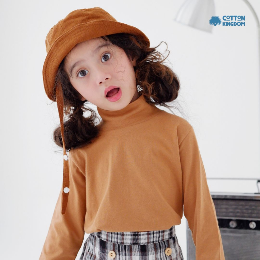 Cotton Kingdom Turtle Neck Long Sleeve Tee - Kaos Anak / Atasan Anak / Kaos Bayi / Atasan Bayi