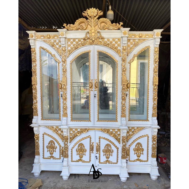 buffet hias lemari hias kayu jati lemari pajangan buffet hias sisilia buffet ukir