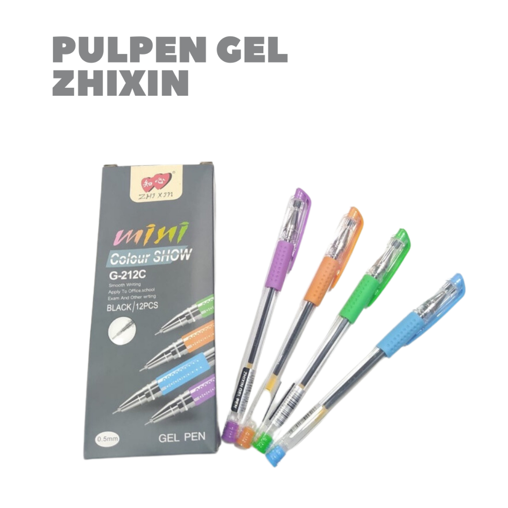 

Pulpen Gel Zhixin G-212C/pack