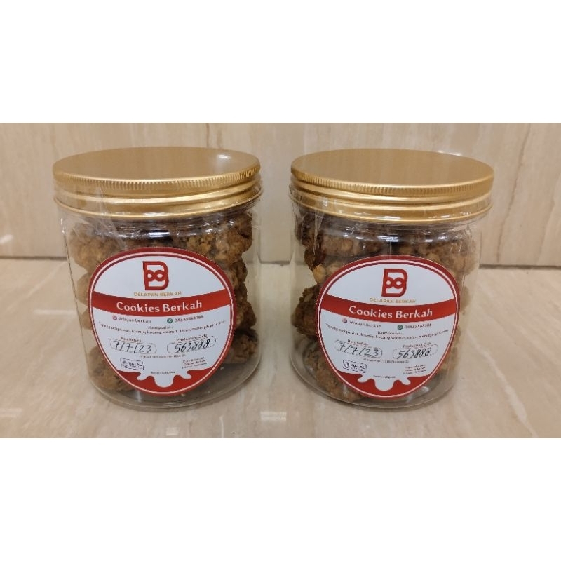 

Cookies Berkah 100% HALAL & NO GLUTEN - Cemilan Sehat Vegetarian