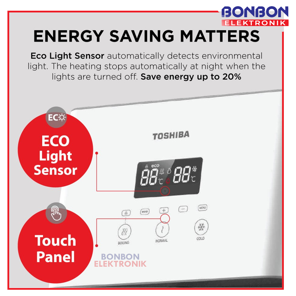 Toshiba Dispenser Galon Bawah RWF-W1830BN(W) / RWFW 1830 BN (W)