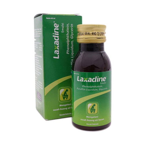 LAXADIN SYRUP 60ML / MEMBANTU MELANCARKAN BUANG AIR BESAR