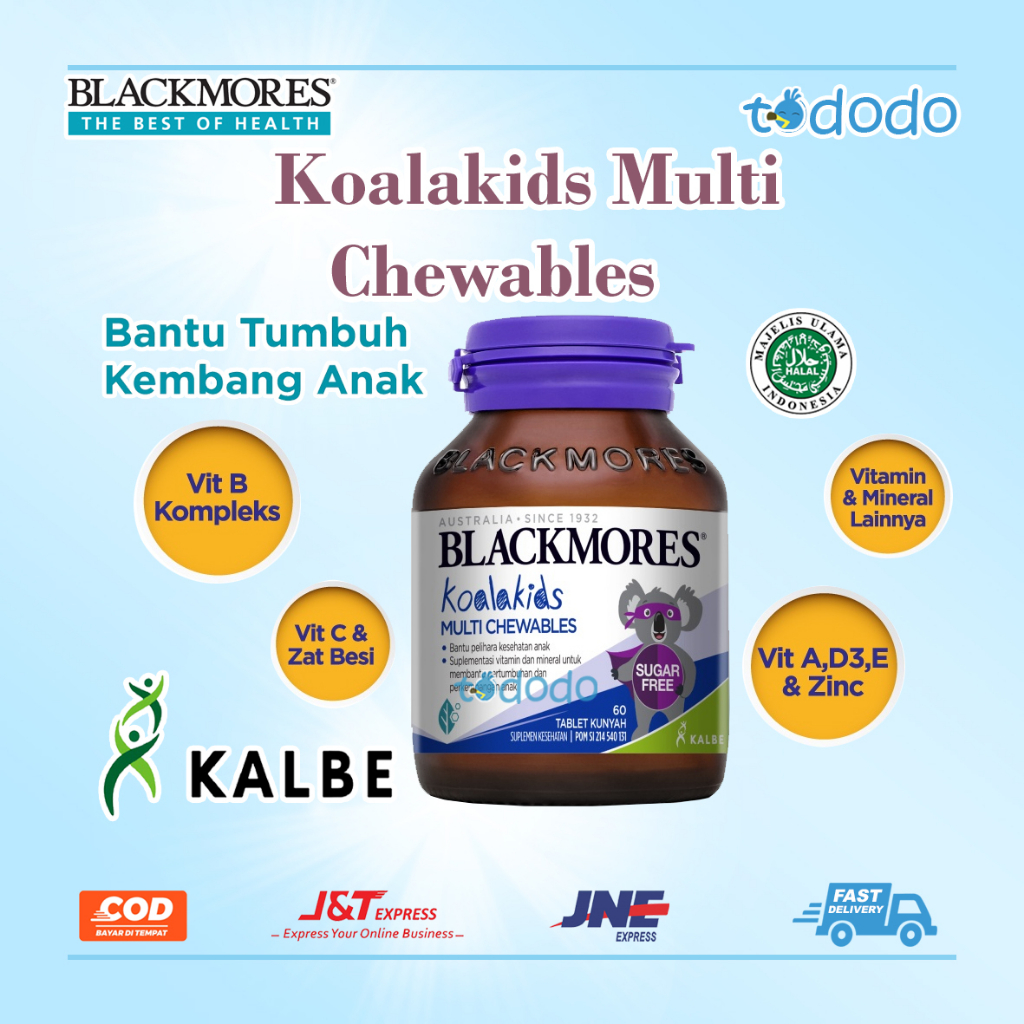 Vitamin Anak Blackmores Koalakids Multi Chewables