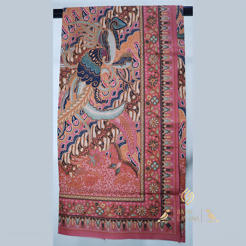 Kain Batik Premium Motif Dwipamda Teracotta Berkualitas Katun Primisima Serat Rapet Anti Kusut Anti Luntur Couple Keluarga