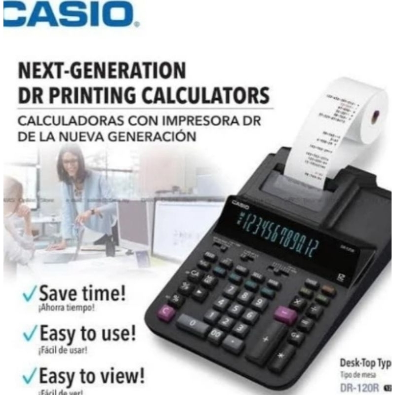 

CASIO KALKULATOR PRINT DR 120R CALCULATOR PRINTING 12 DIGIT