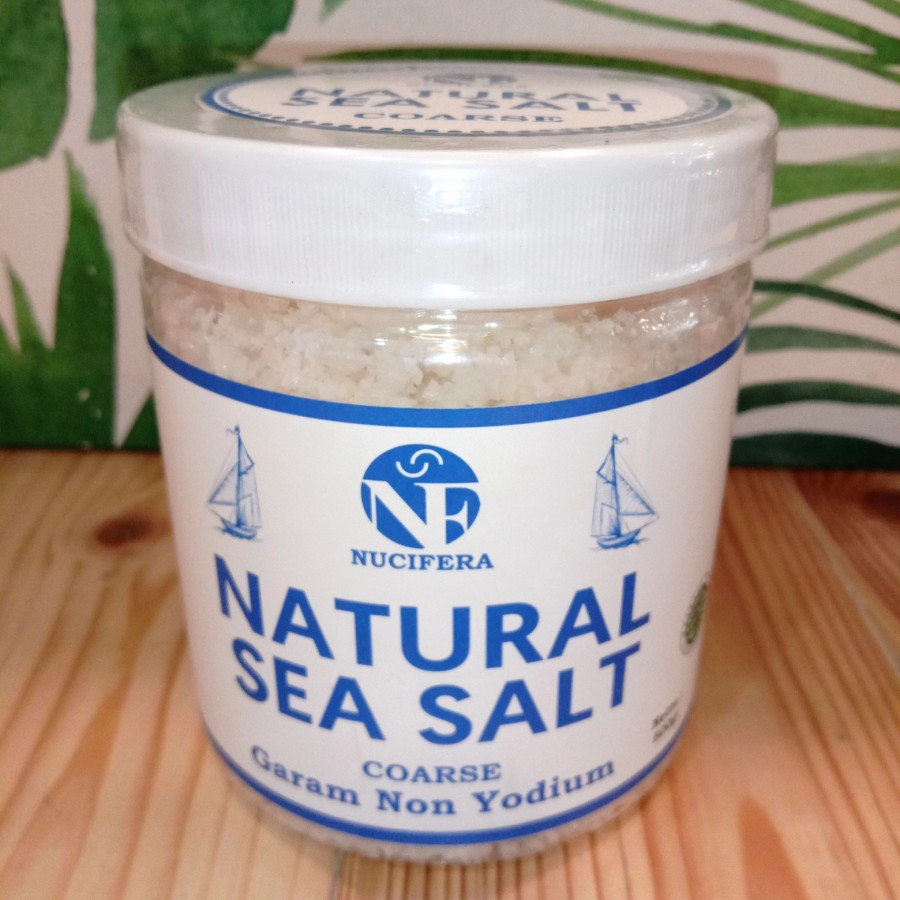 

Nucifera Sea Salt Coarse 500 gram / Garam Laut Kasar