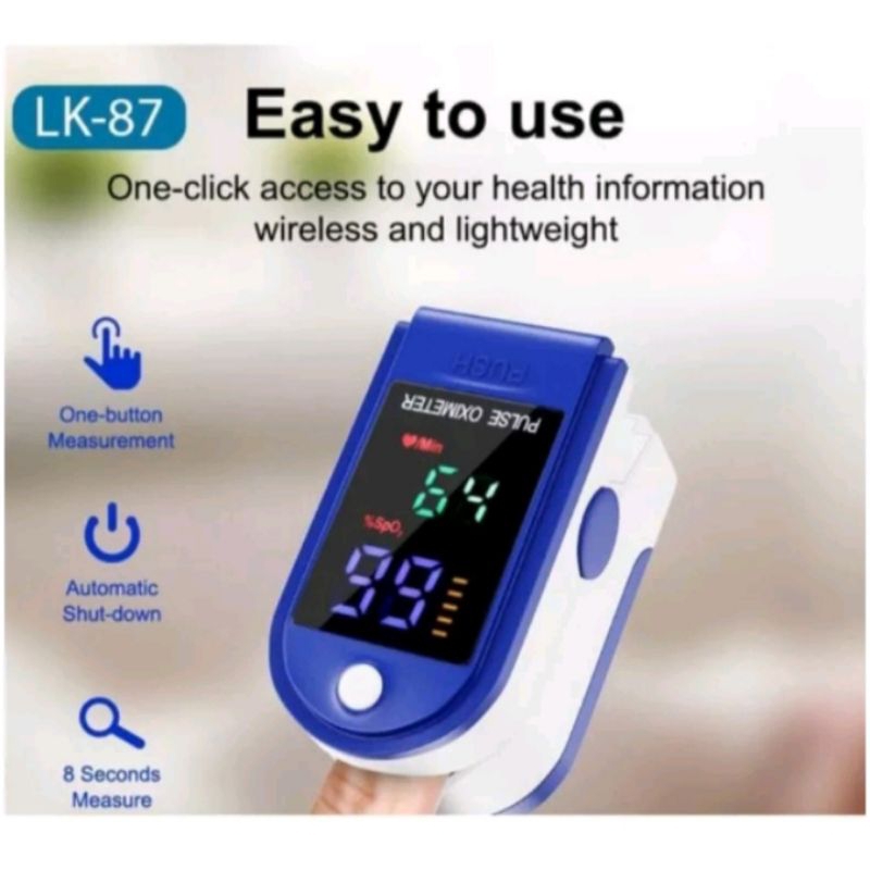 Pulse oximeter (Alat ukur kadar oksigen / saturasi oksigen)