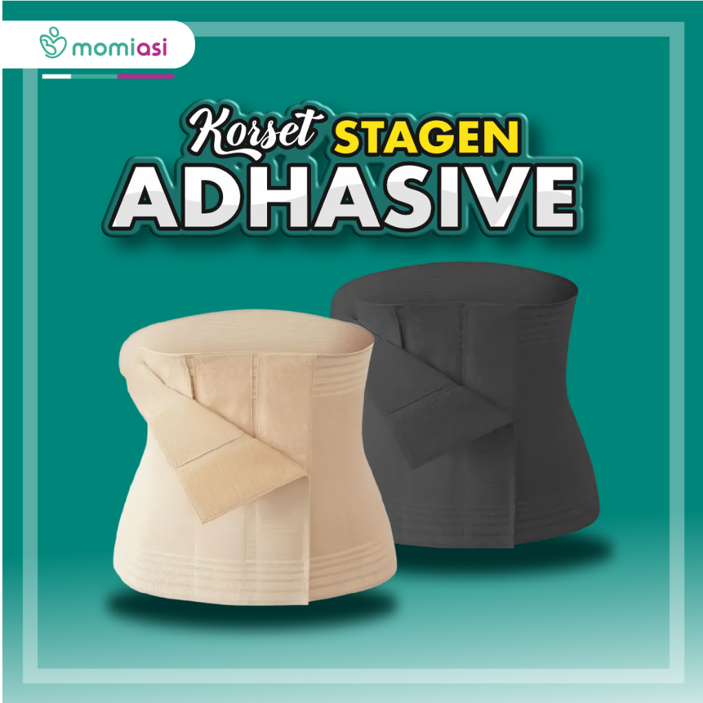 Momiasi - Korset Corset Stagen Melahirkan Gurita Bengkung Pelangsing Pengecil Perut Pasca Melahirkan Wanita Jumbo Premium
