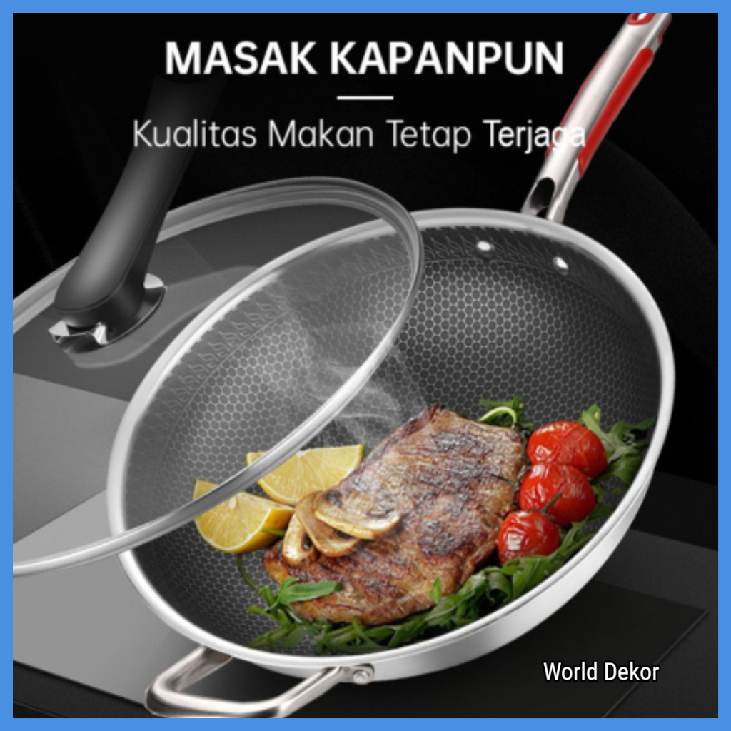 Premium Non Stick Fry Pan Penggorengan Anti Lengket CG-7 - WorldDekor