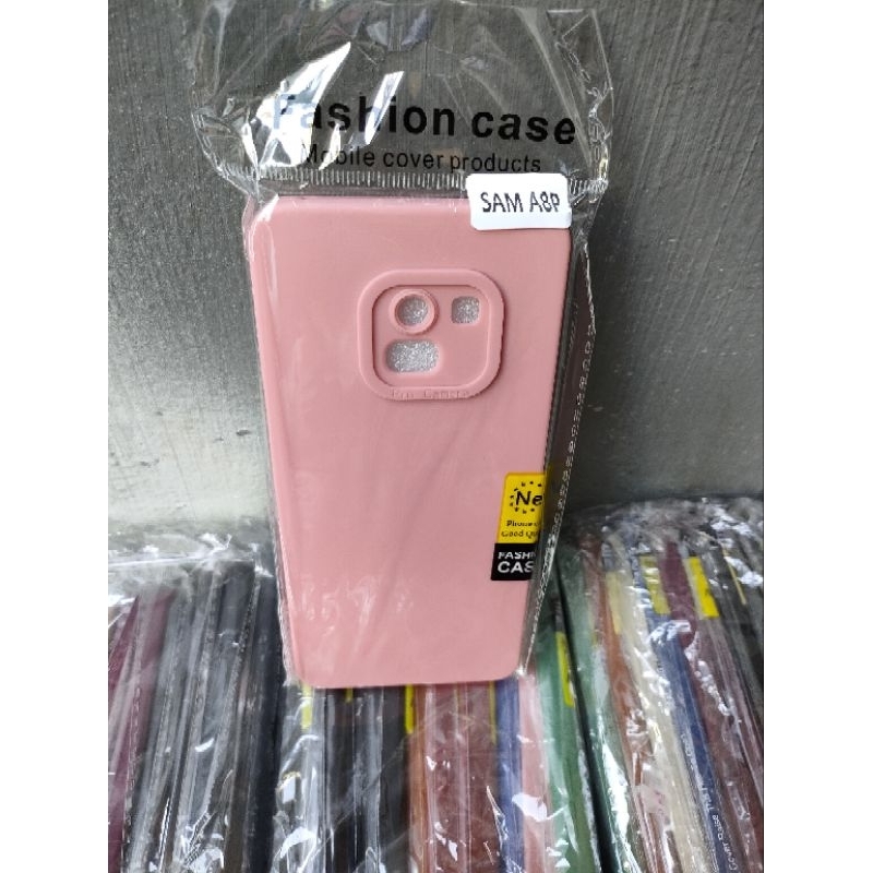 Softcase Samsung A8 Plus A8+ Silikon Casing Selicon Case Pelindung  Pro Camera