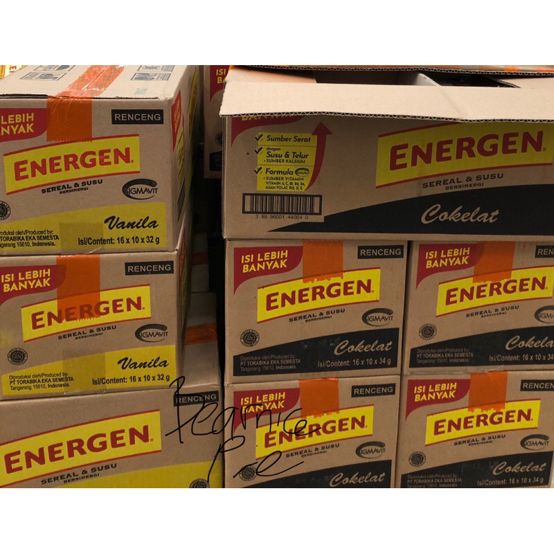 

Energen Vanila / Coklat (1 karton)