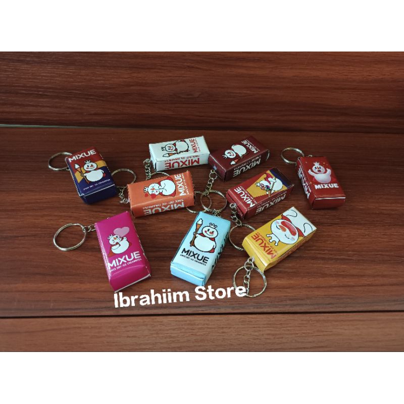 GANCI MIXUE / GANTUNGAN KUNCI MIXUE / GANTUNGAN KUNCI UNIK LUCU