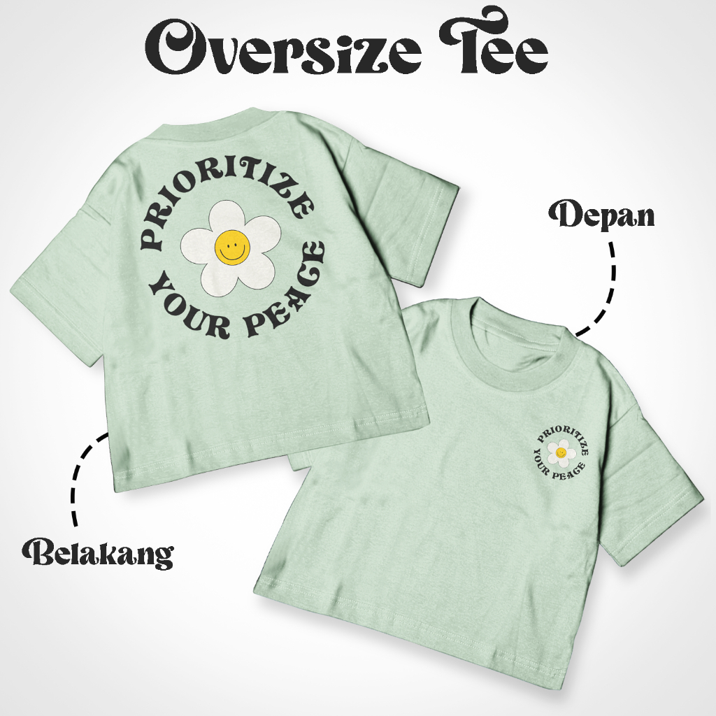 Kaos Oversize Tee Motif Terbaru Anak Laki-Laki Perempuan Unisex
