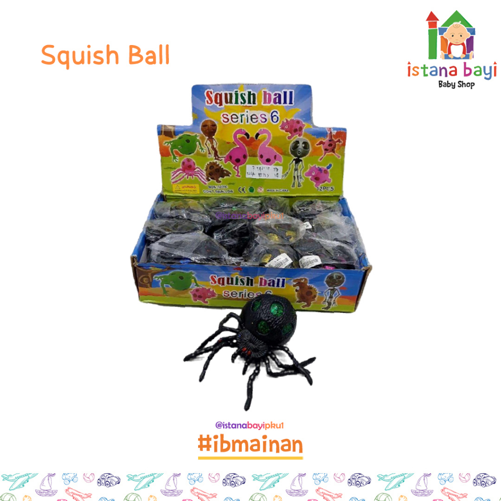 Squishy Smasball Jaring Besar - Mainan Squishy