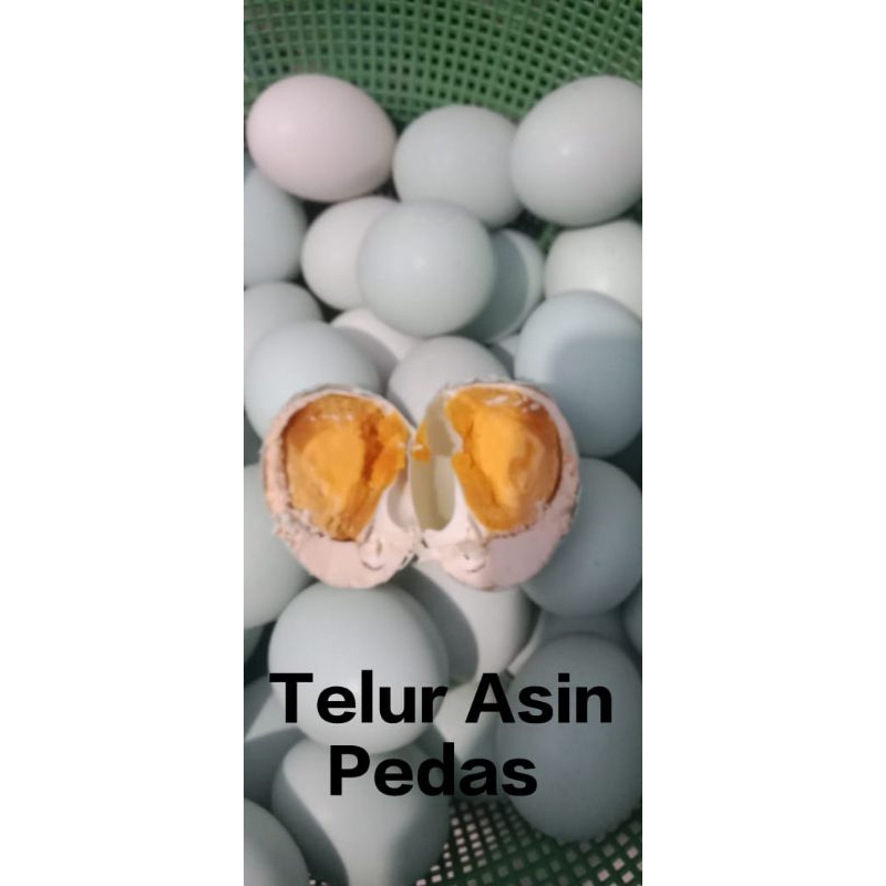 

Telur Bebek Asin Pedas Super 99 Asli Sumenep Madura isi 10pcs