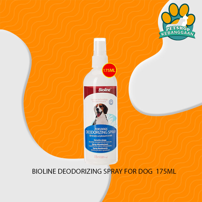 Penghilang Bau Hewan Anjing Bioline Dog Deodorizing Spray 175 ML