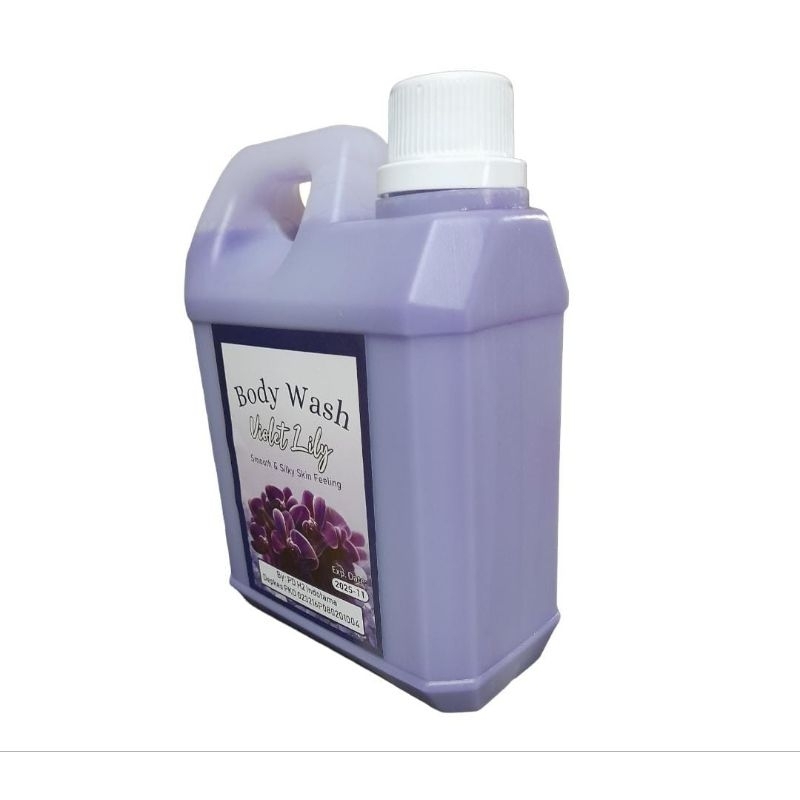 Sabun mandi cair kemasan 1 liter violet lily