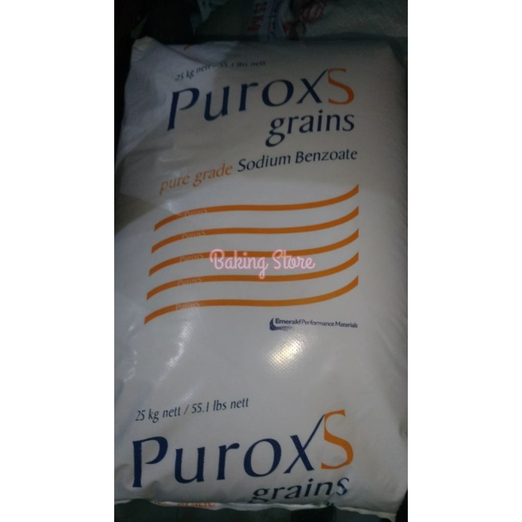 Sodium Benzoate Purox ex Holland Food Grade25kg – Gosend Only!!!