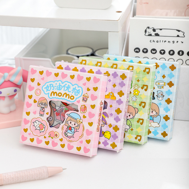 MOMO SELOTIP ROLL STICKER KOREA DEKORASI AESTHETIC / STICKER DIY TUMBLR BINDER CASE HP / STICKER ANAK