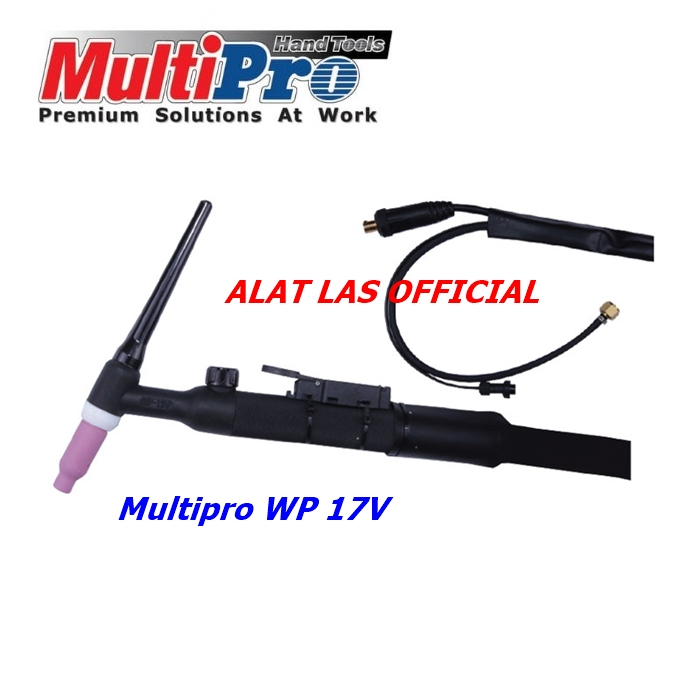 Multipro Tig Torch WP-17V 4M Stang Las Multipro WP 17V