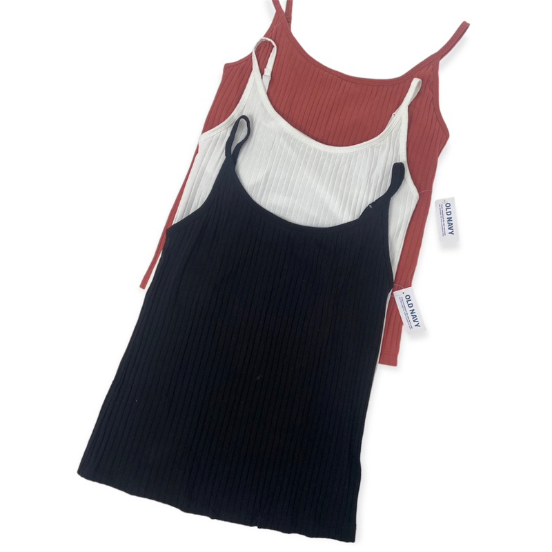 Tanktop Old N*vy Bassic Ribbed Reguler | Tanktop Wanita